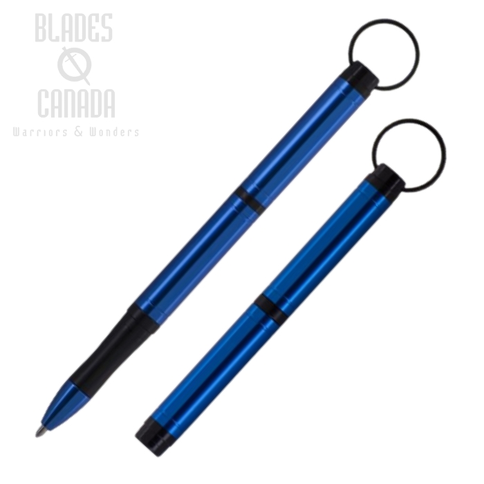 Fisher Space Pen Backpacker Pen, Blue with Keychain, FPBP/BL